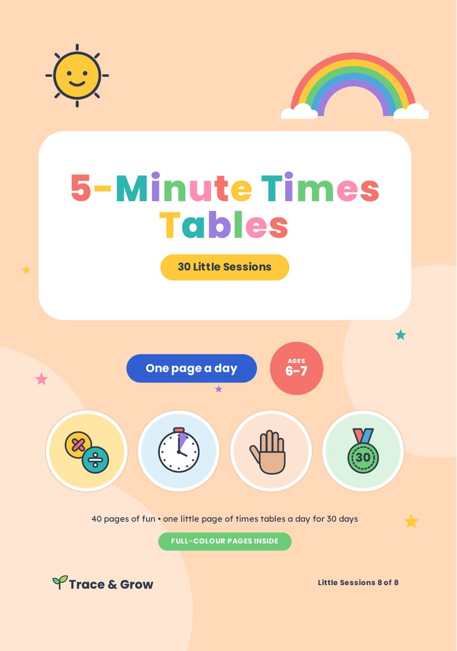 5-Minute Times Tables cover